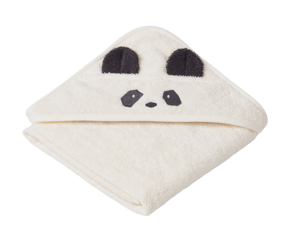 Augusta Kinder-Handtuch mit Kapuze Panda creme