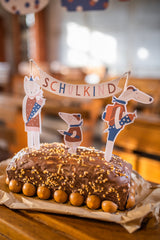 Cake Topper Einschulung Hund/KatzeAva & YvesCake Topper Einschulung Hund/Katzekorbmayer. ganz besonders. für kinder.