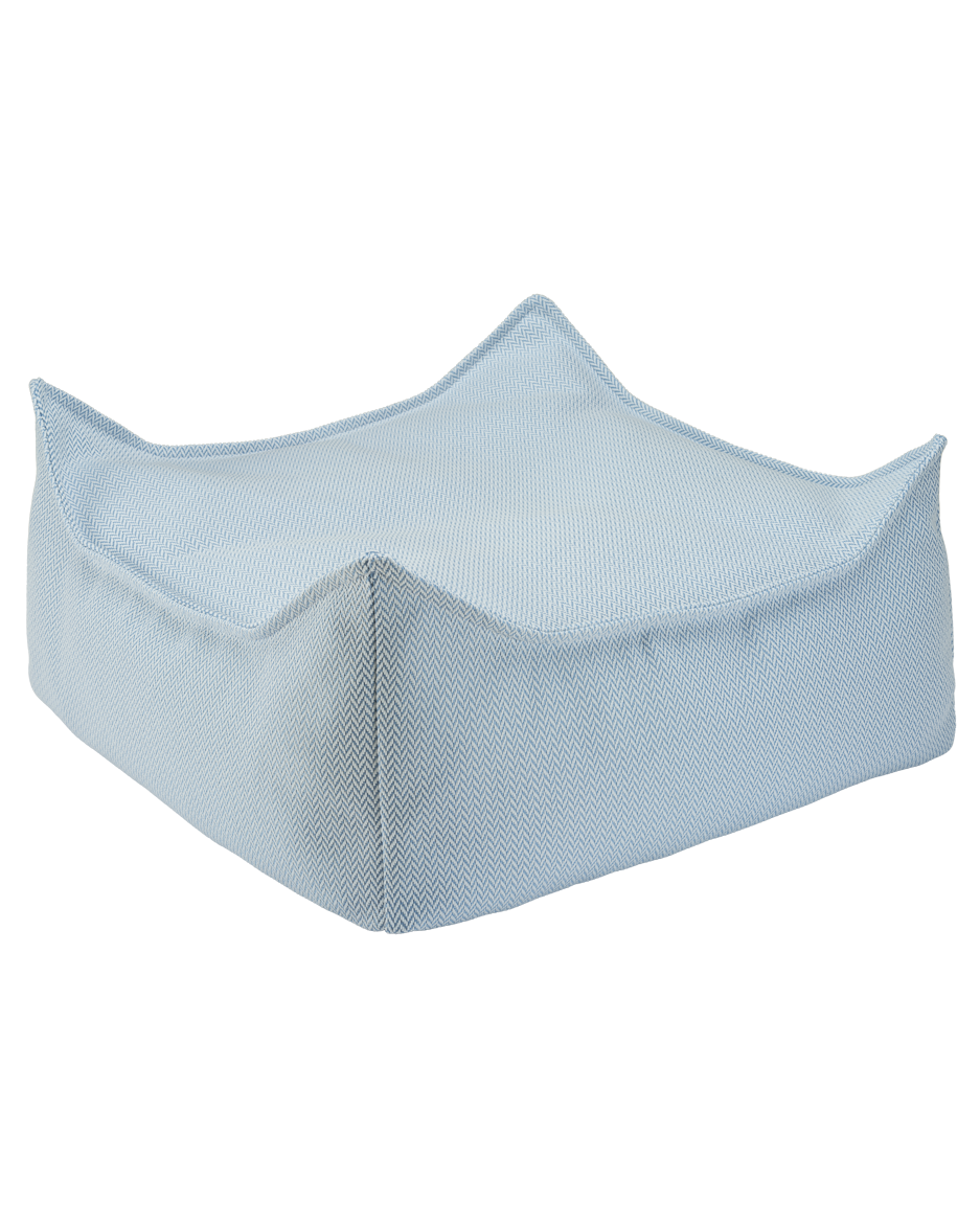 Azure Outdoor Square Ottoman