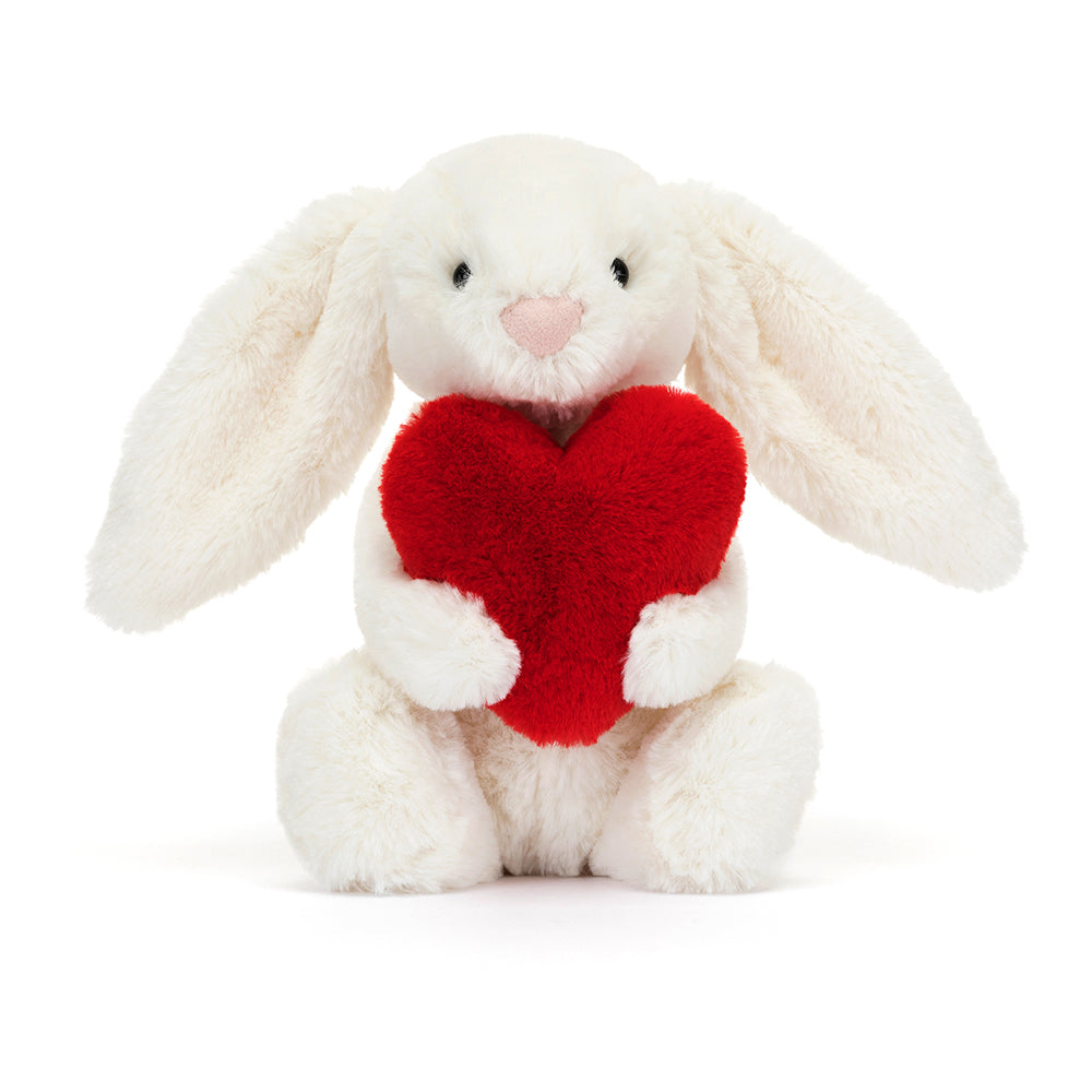 Bashful Red Love Heart Bunny/ small - korbmayer. ganz besonders. für kinder.