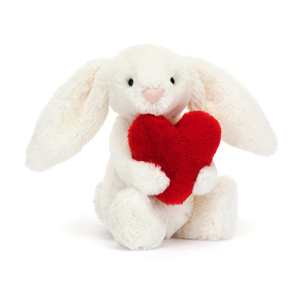 Bashful Red Love Heart Bunny/ small - korbmayer. ganz besonders. für kinder.