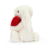 Bashful Red Love Heart Bunny 18cm