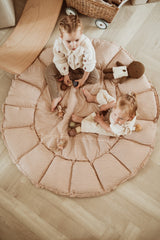 Spielmatte Bloom/  Braun gestreift