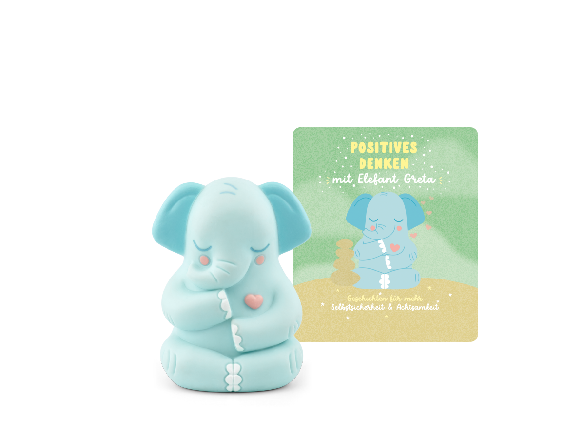Positives Denken mit Elefant Greta