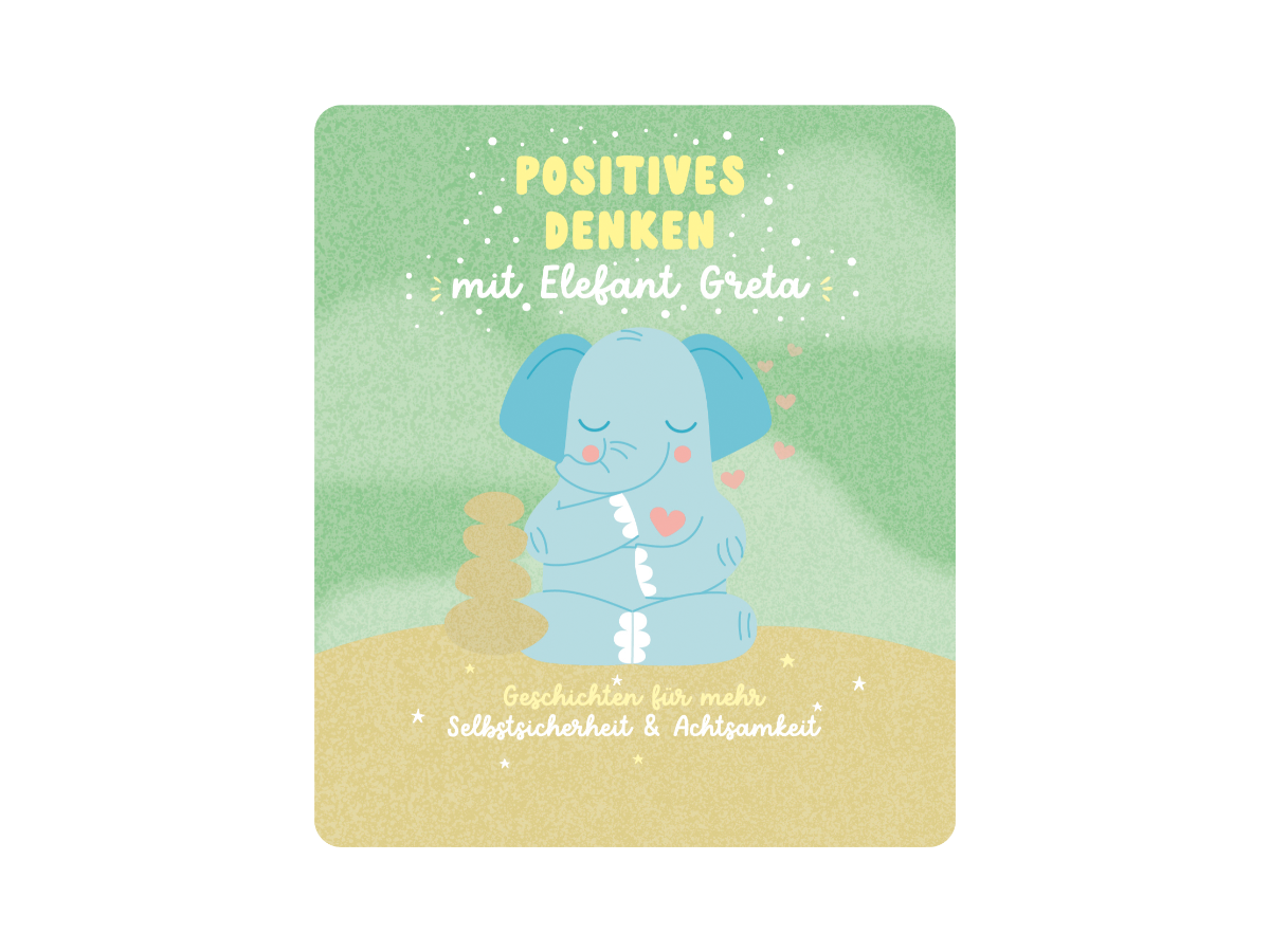 Positives Denken mit Elefant Greta