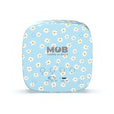 Wecker mit Nachtlicht - Blumen Blau