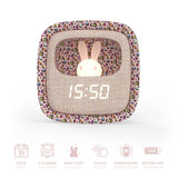Wecker mit Nachtlicht - Leopard Regenbogen