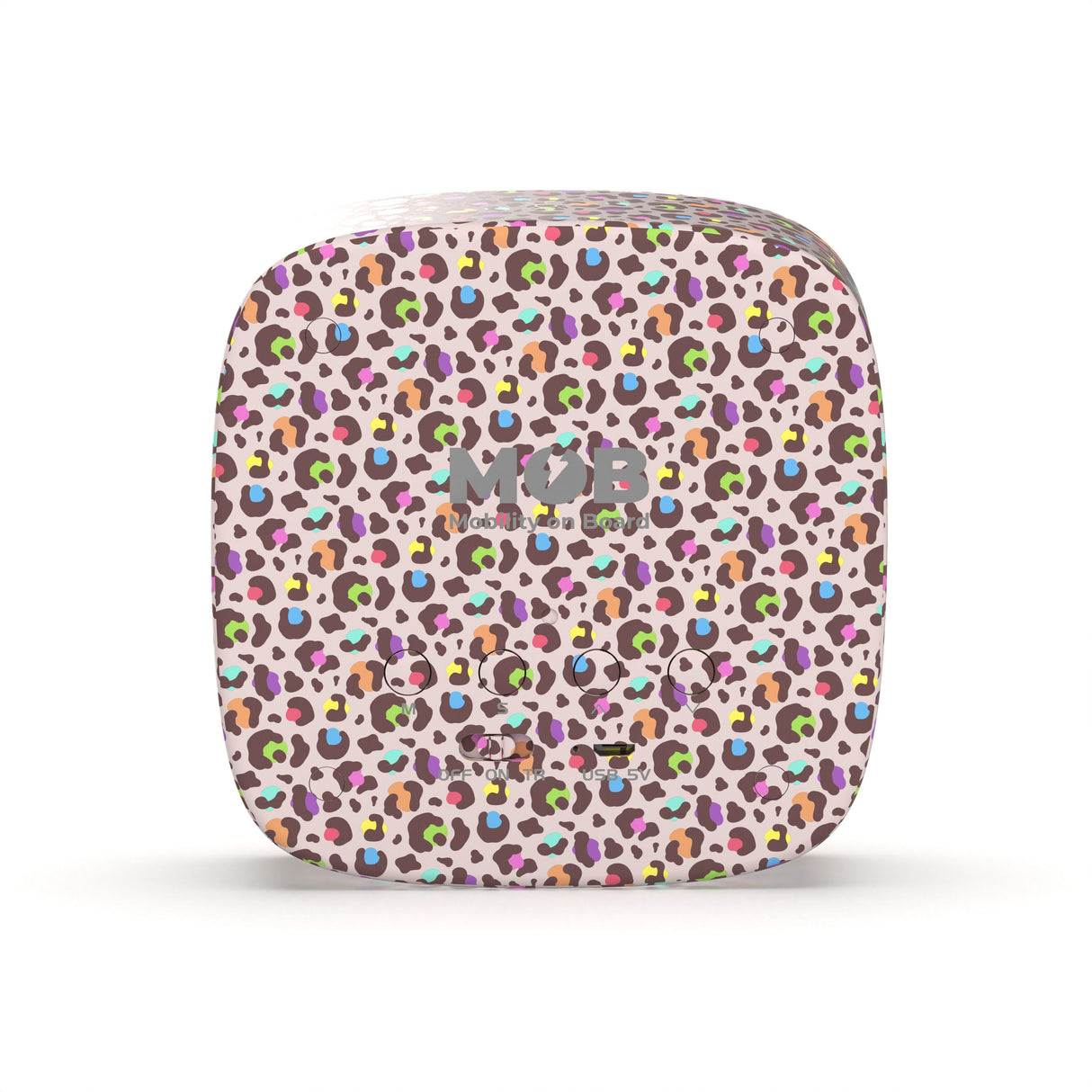 Wecker mit Nachtlicht - Leopard Regenbogen