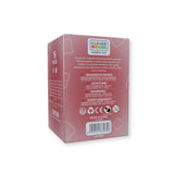Glitzer Fliesen Transparent/Rosa 16 Teile