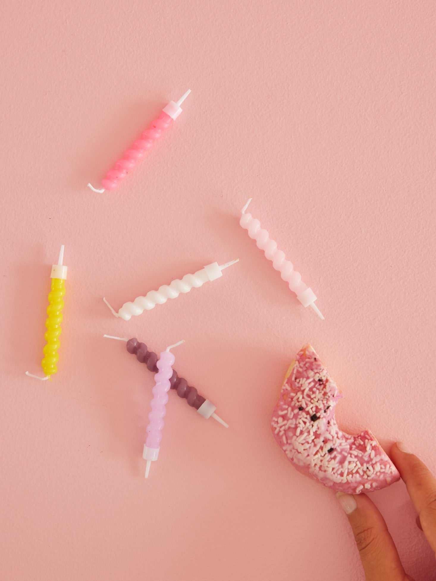 Kleine Kuchenkerzen - Pink - Twisted Design
