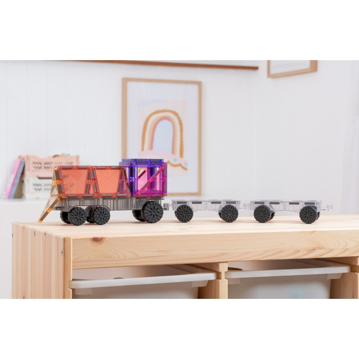 Magnetbausteine Pastel Transport Pack 50 Teile