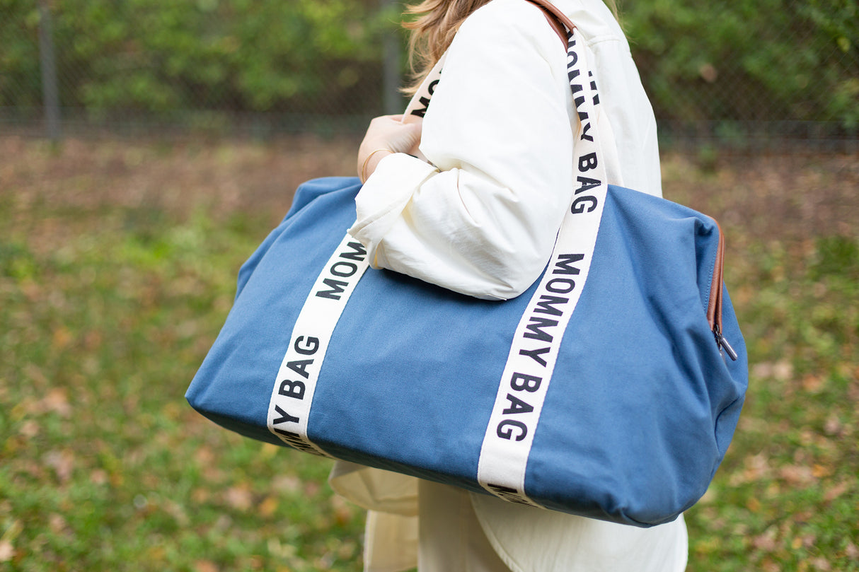 MOMMY BAG LARGE SIGN CAN INDIGO - korbmayer. ganz besonders. für kinder.