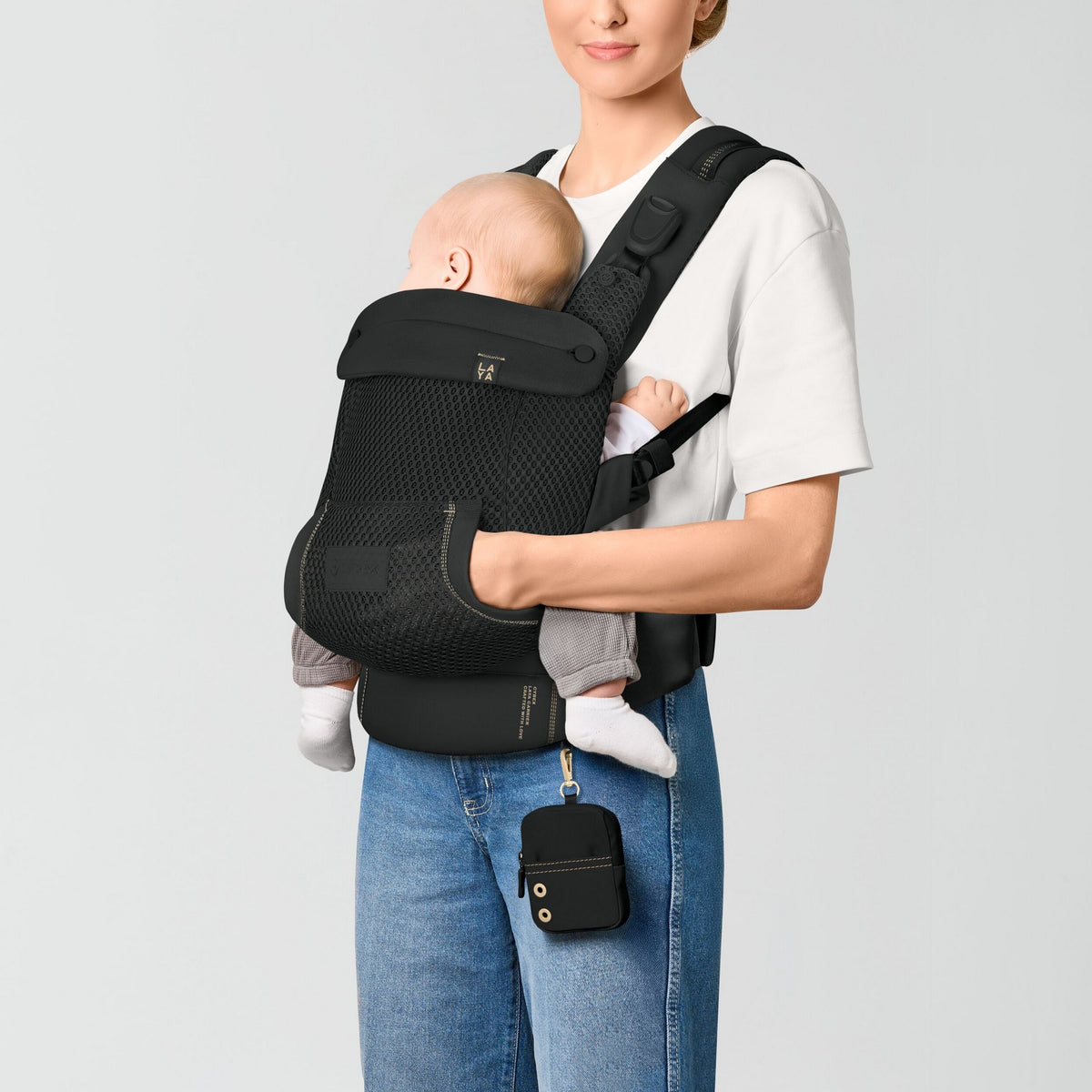 LAYA Babytrage Magic Black | black