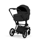 PRIAM Comfort Matt Black incl. Babywanne, Sitzeinheit, Sitzbezug Sepia Black