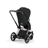 ePRIAM Comfort Rosegold incl. Babywanne, Sitzeinheit, Sitzbezug Sepia Black