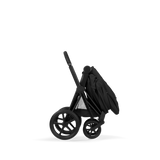 PRIAM Comfort Matt Black incl. Babywanne, Sitzeinheit, Sitzbezug Sepia Black