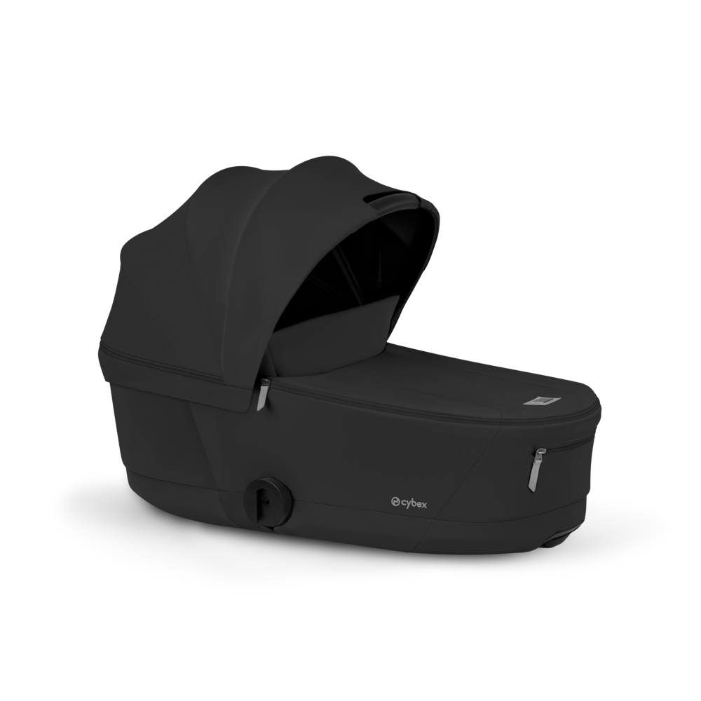 PRIAM Comfort Matt Black incl. Babywanne, Sitzeinheit, Sitzbezug Sepia Black