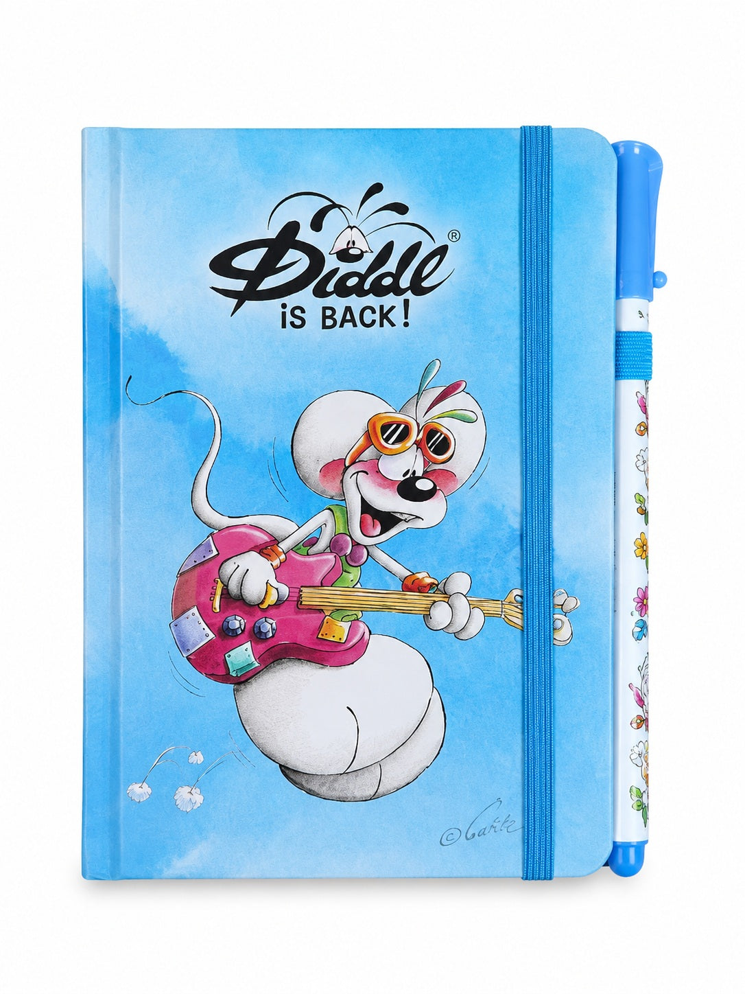 Diddl Notizbuch A6 mit Stift blau