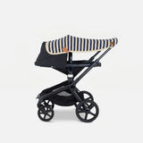 UV- Sonnenschutzdecke / Navy Sandy Stripe