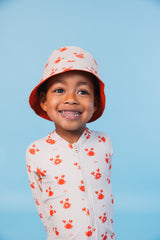UV- Wende- Hut/ Krabbe 4-8 Jahre