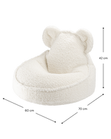 Bear Beanbag/ Cream White