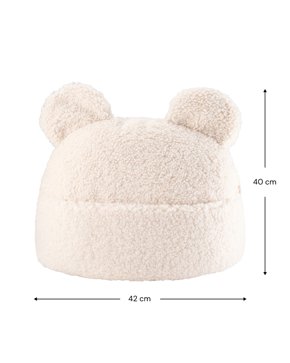 Teddy Pouch/ Cream White