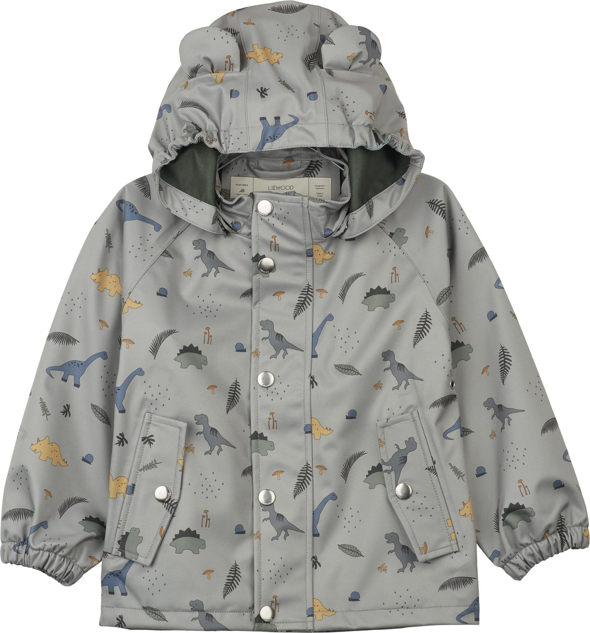 Regenanzug Dakota Softshell dino dove blue - korbmayer. ganz besonders. für kinder.