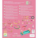 Schmuck Basteln: Macrame Rosa