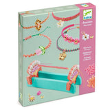 Schmuck Basteln: Macrame Rosa