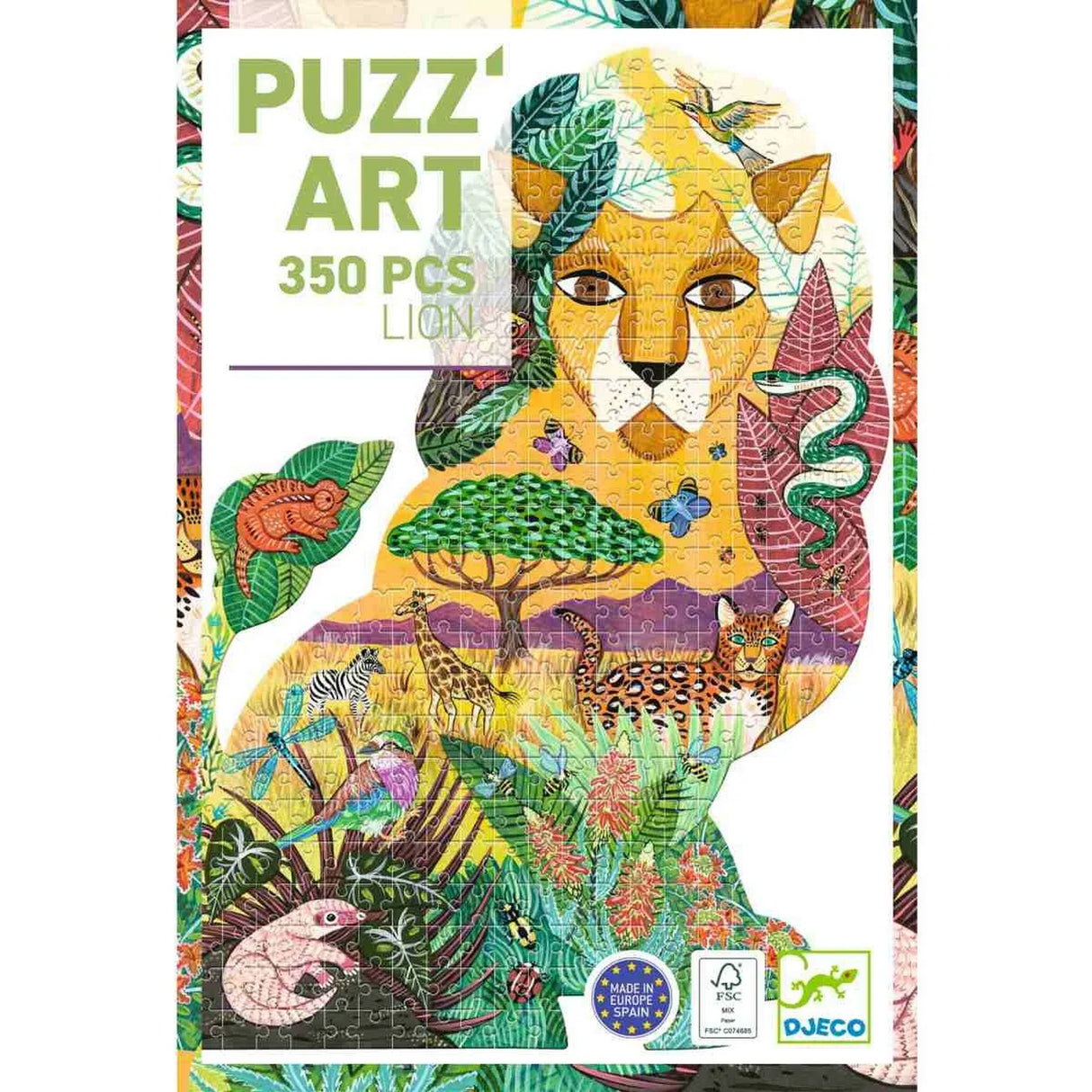 Puzzle: Puzz'Art Löwe - 350 Teile