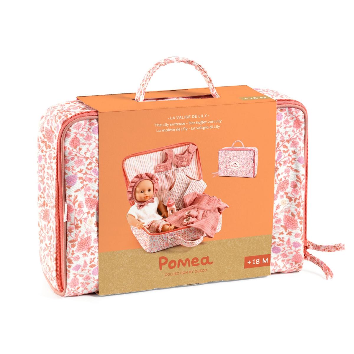 POMEA Puppe Lily im Koffer