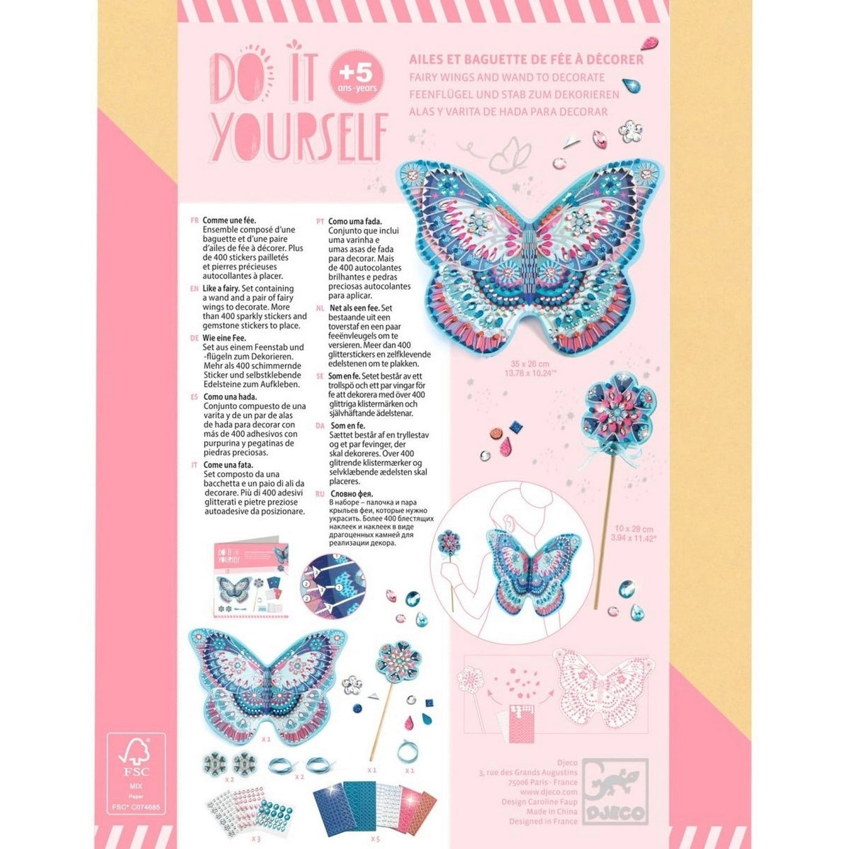 DIY: Feenflügel & Zauberstab