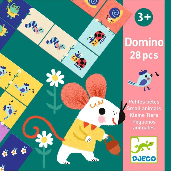 Lernspiele: Domino Kleine Tiere