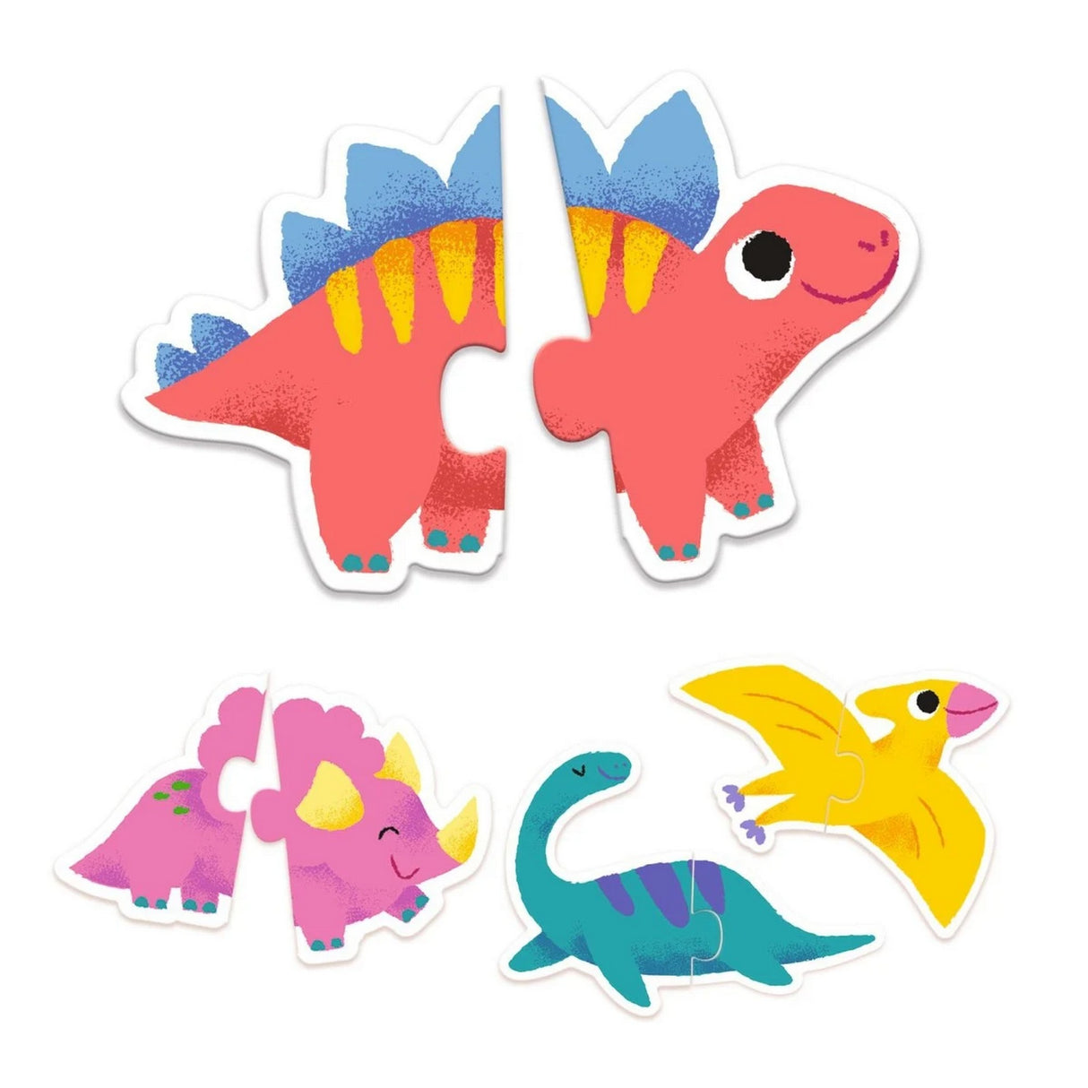 Lernspiel: Puzzle duo: Dinos