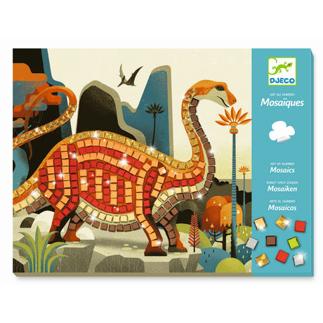 Mosaike: Metallische DinosaurierDjecoMetallische Dinosaurierkorbmayer. ganz besonders. für kinder.