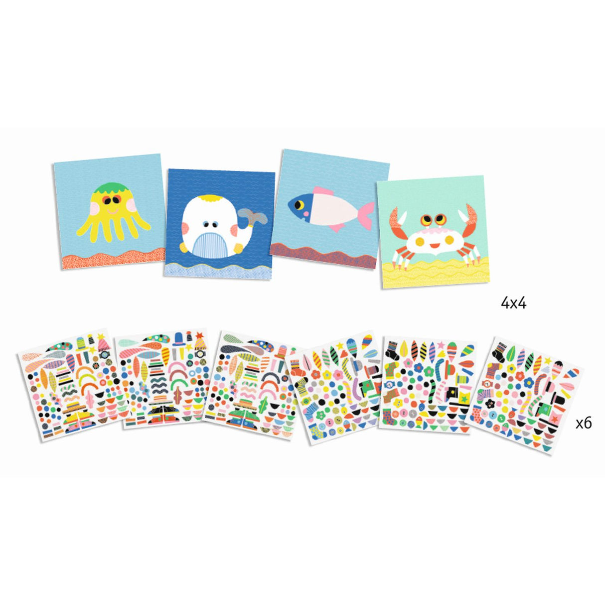 Stickerbilder Meerestiere