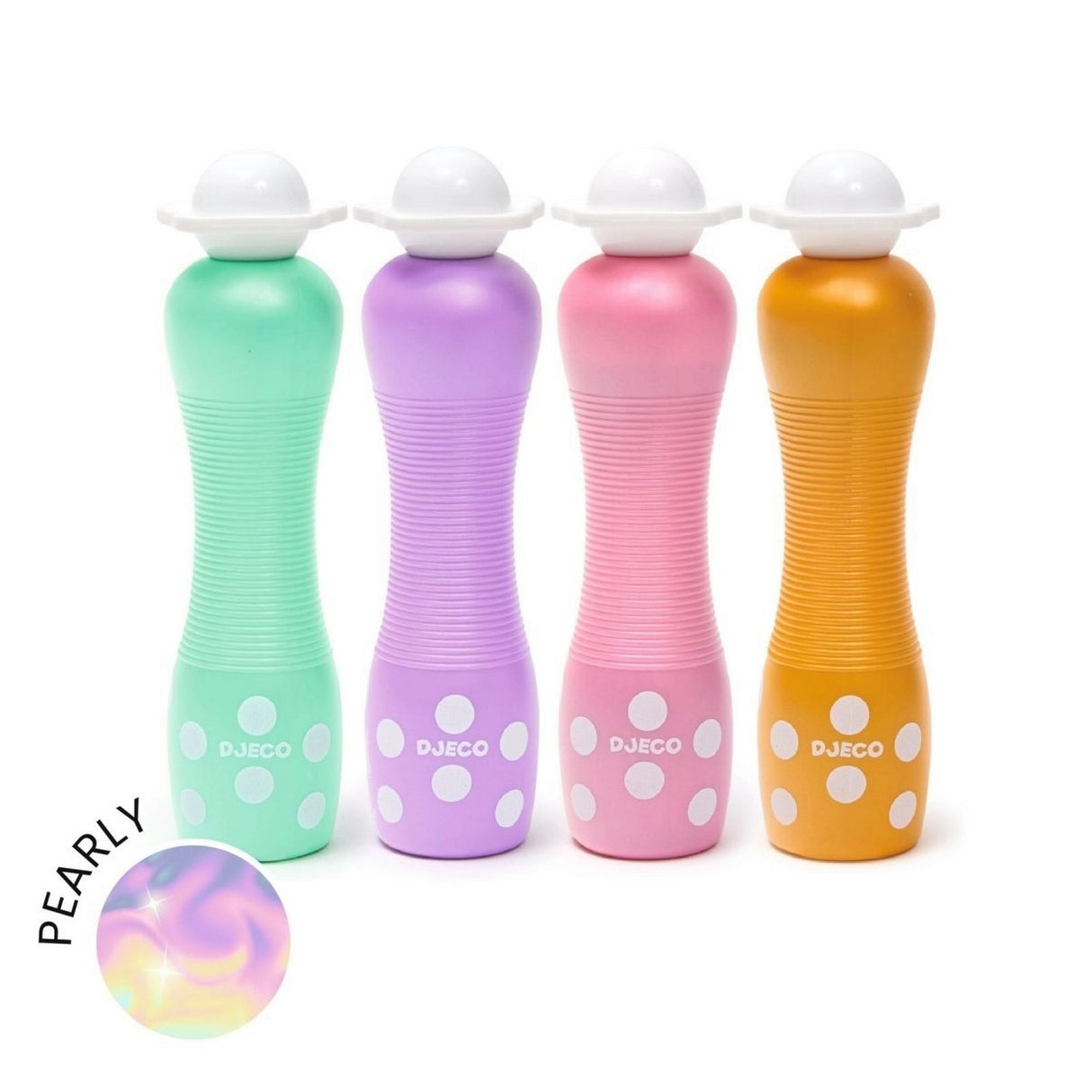 Farben: 6 Stifte mit Schaumstoffspitze - Pearly