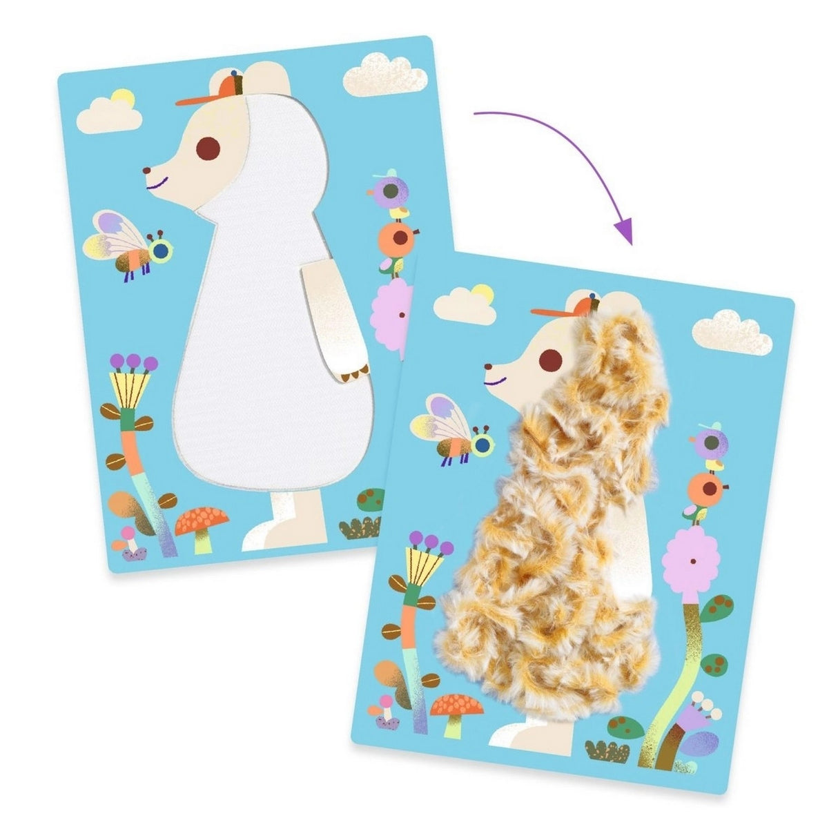 Bastelpackung 3-6: Flauschige Freunde