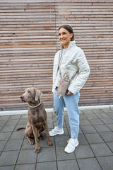 Flaschen & Leckerli Tasche- Boudi/ taupe
