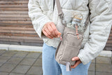 Flaschen & Leckerli Tasche- Boudi/ taupe