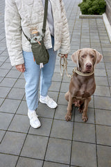Flaschen & Leckerli Tasche- Boudi/ dark olive