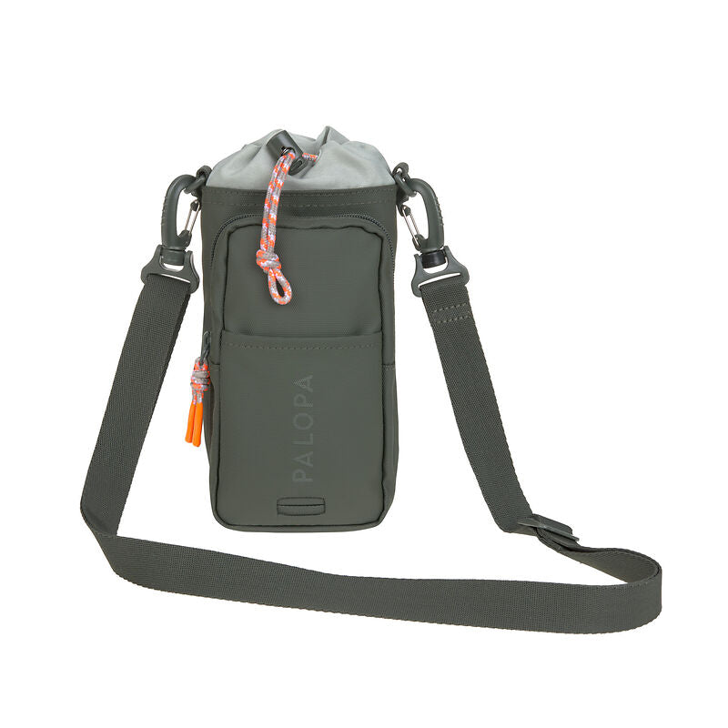 Flaschen & Leckerli Tasche- Boudi/ dark olive