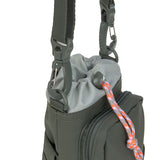 Flaschen & Leckerli Tasche- Boudi/ dark olive