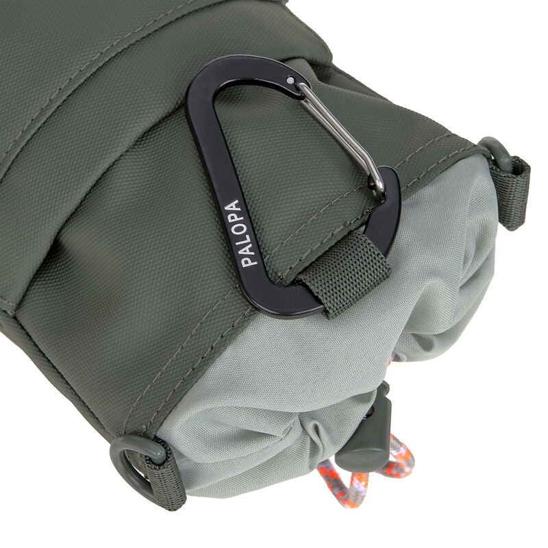 Flaschen & Leckerli Tasche- Boudi/ dark olive