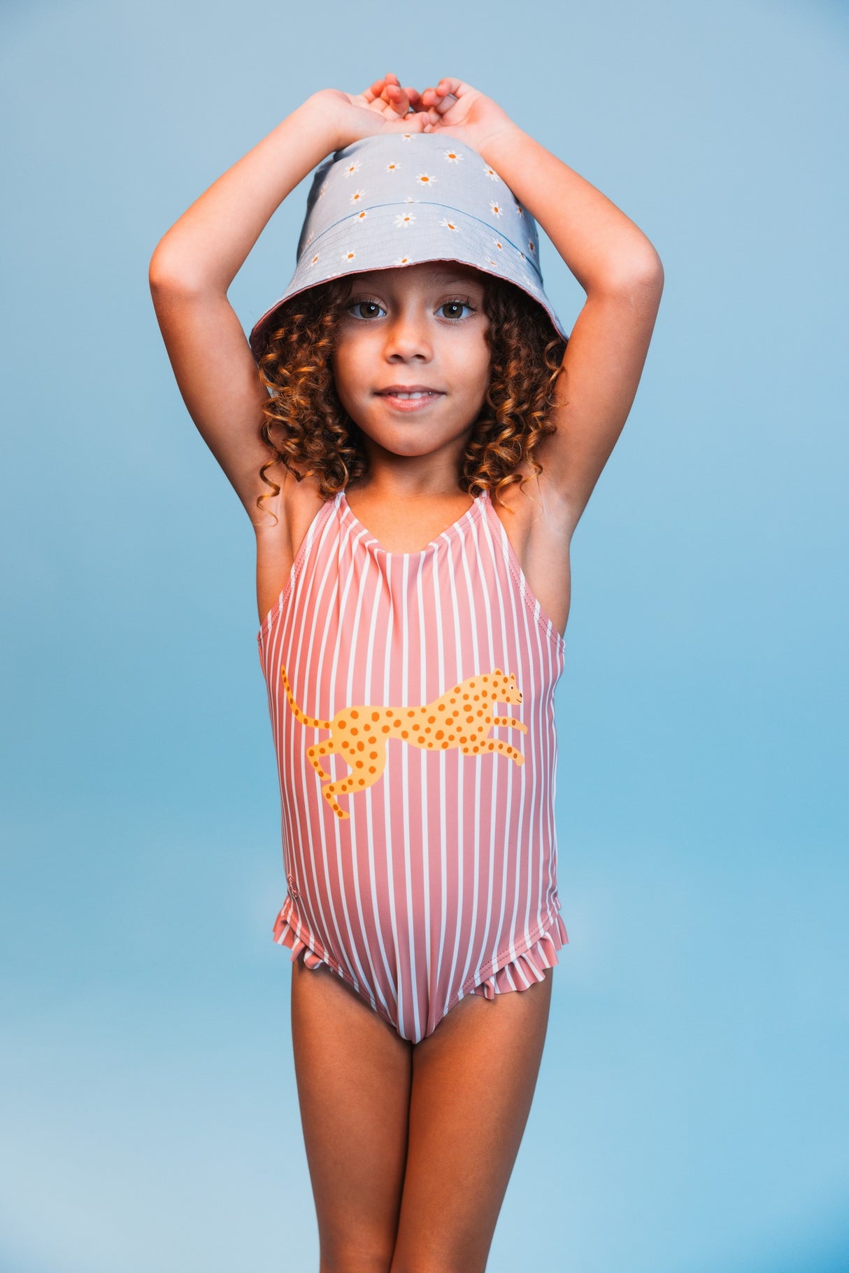 UV- Wende- Hut/ Gänseblümchen 4-8 Jahre