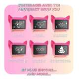 Tanzender Wecker/ Pink