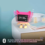 Tanzender Wecker/ Pink