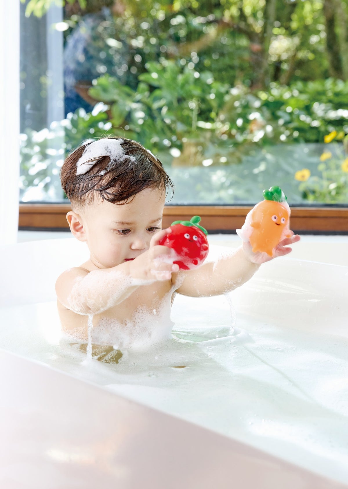Badespielzeug Gemüsefreunde
