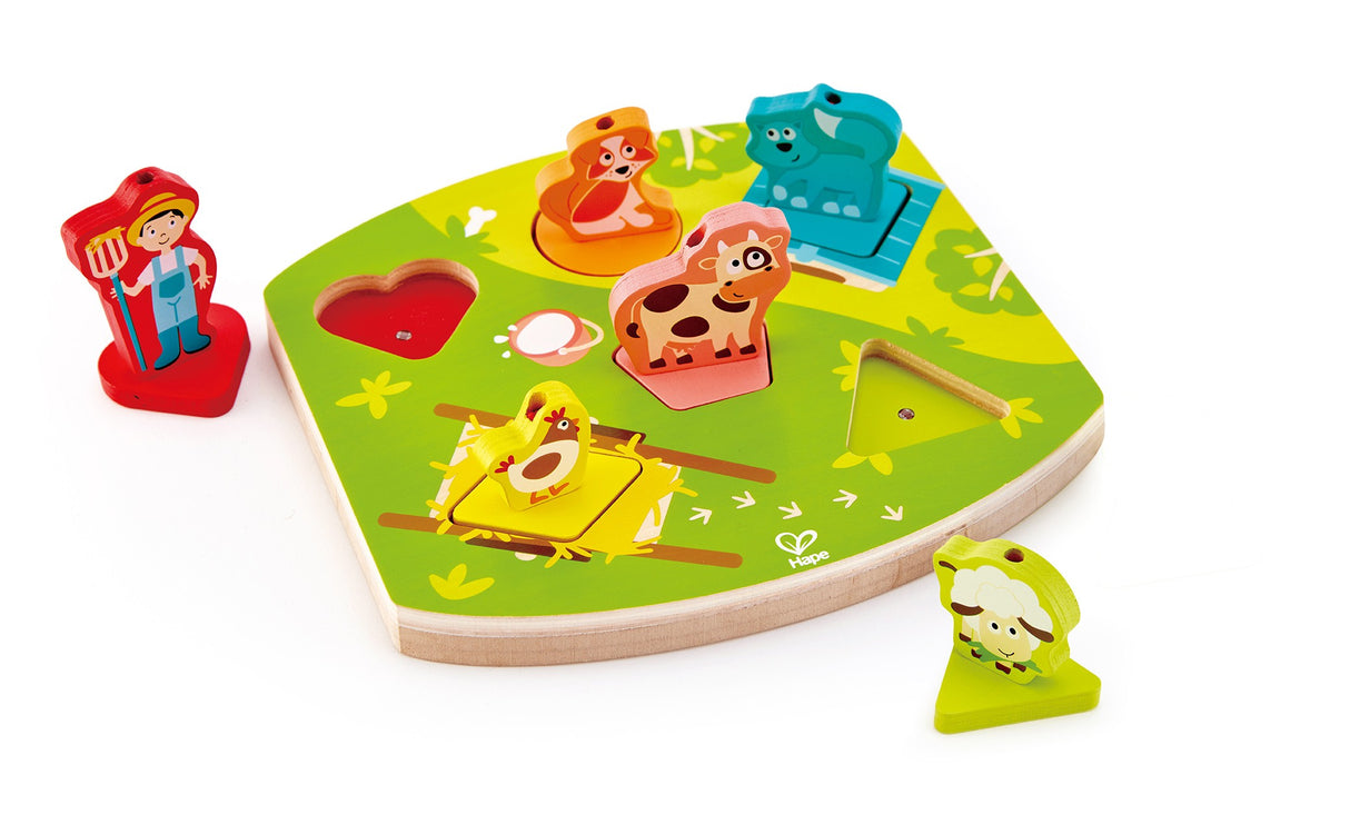 Bauernhof-Geräusche-Puzzle