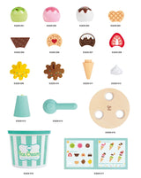 Eiscreme-Set